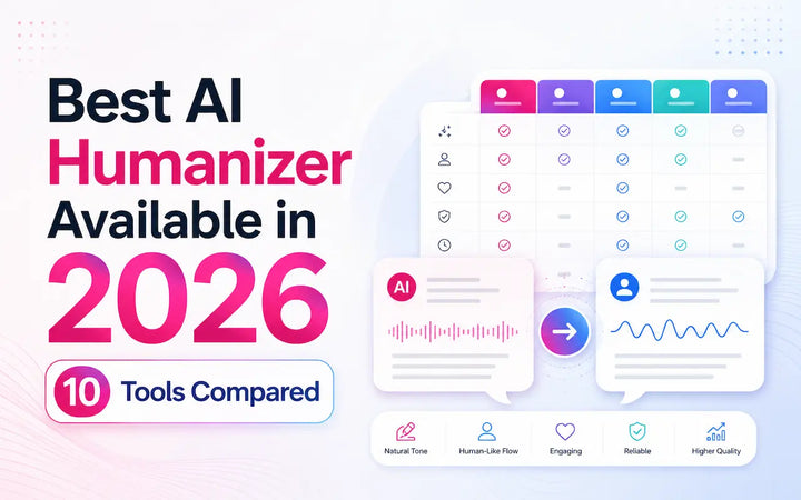 Best AI Humanizer available in 2026 with 10 AI humanizer tools compared for natural, human-like writing.