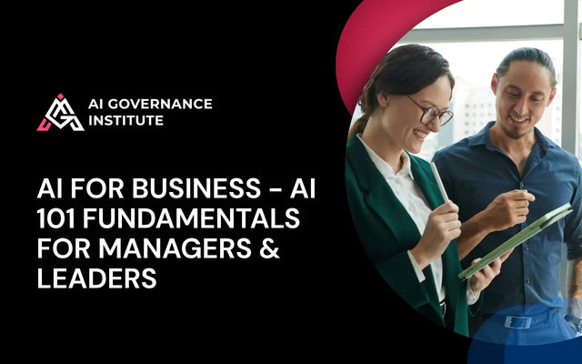 AI for business course covering AI fundamentals, practical applications, and essential knowledge for managers and business leaders.