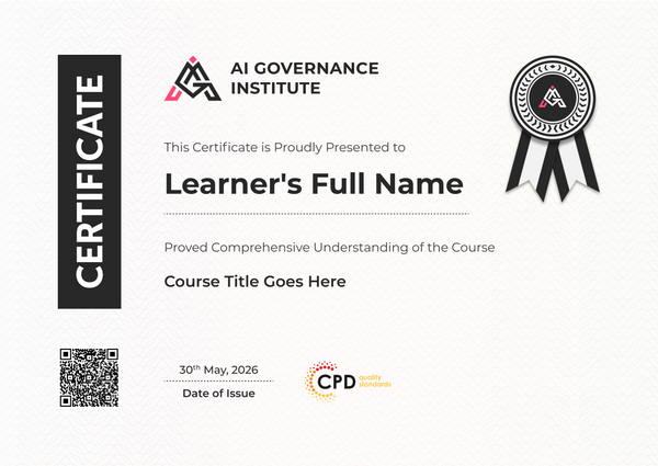 Certification