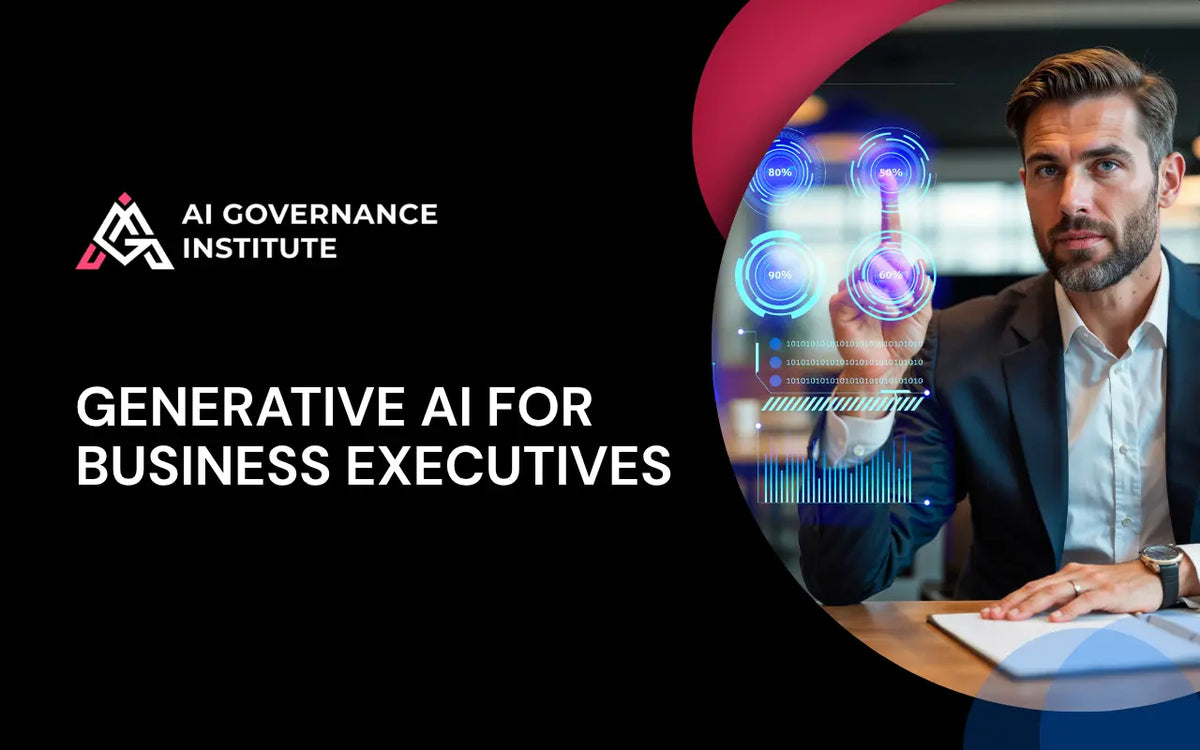 Generative AI training for business executives, covering AI tools, strategic applications, automation, productivity, and business growth.
