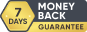 14-day money-back guarantee badge icon.