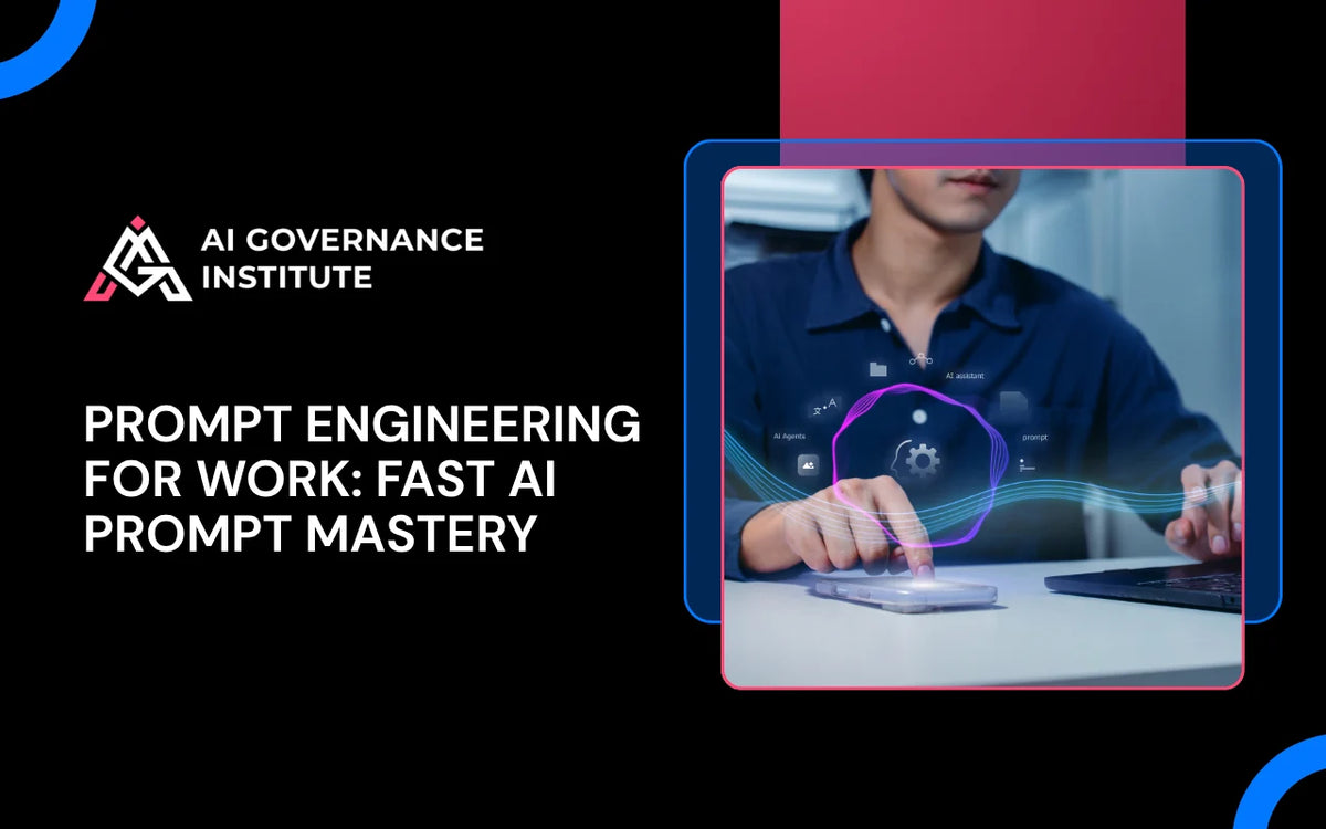 Prompt Engineering for Work: Fast AI Prompt Mastery online course teaching effective AI prompting, productivity techniques, and practical workplace applications.